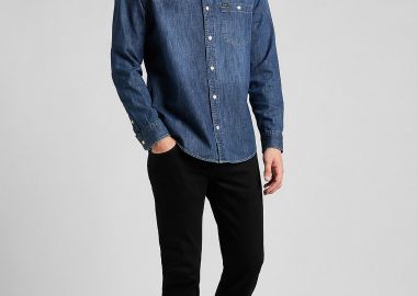 Lee ανδρικό τζιν παντελόνι πεντάτσεπο Slim Fit - L701HFAE Μαύρο - LEE - 
