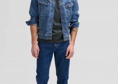 Lee ανδρικό τζιν παντελόνι Relaxed Fit '' West'' - 112376401 Denim Blue Σκούρο - LEE - 