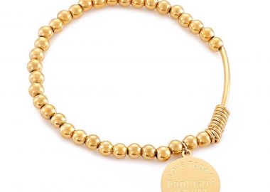 LEE COOPER Βραχιόλι από ανοξείδωτο ατσάλι Gold LC.B.01418.110 - Lee Cooper Jewellery - 
