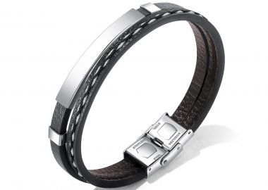 LEE COOPER Βραχιόλι από ανοξείδωτο ατσάλι Silver LC.B.01114.631 - Lee Cooper Jewellery - 