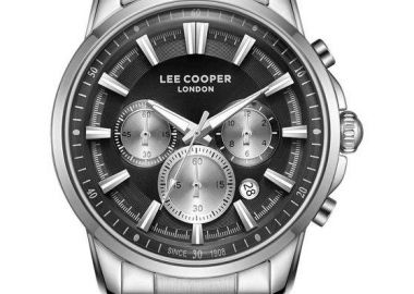 LEE COOPER Chronograph Men's - LC08068.350, Silver case with Metal Bracelet - Lee Cooper - 
