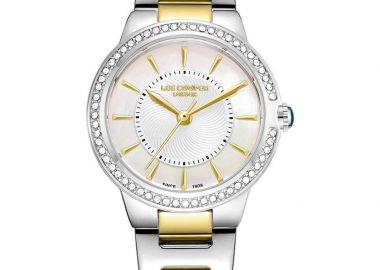 LEE COOPER Crystals Ladies - LC08295.220 , Silver case with Metal Bracelet - Lee Cooper - 