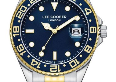 LEE COOPER Men's - LC08142.290, Silver case with Metal Bracelet - Lee Cooper - 