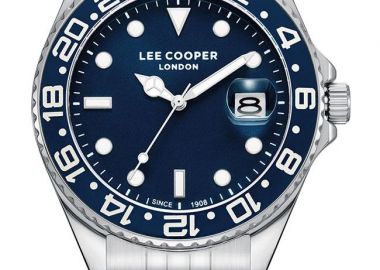LEE COOPER Men's - LC08142.390, Silver case with Metal Bracelet - Lee Cooper - 