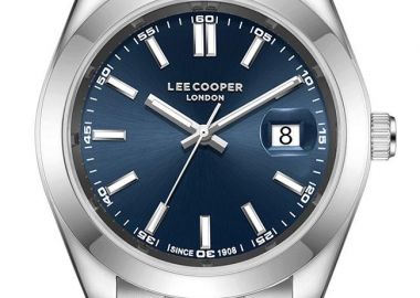 LEE COOPER Men's - LC08189.390, Silver case with Metal Bracelet - Lee Cooper - 