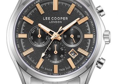 LEE COOPER Men's - LC08199.360, Silver case with Metal Bracelet - Lee Cooper - 