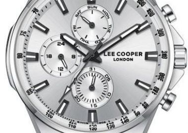 LEE COOPER Men's - LC08219.330, Silver case with Metal Bracelet - Lee Cooper - 