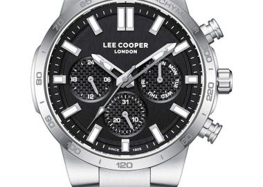 LEE COOPER Men's - LC08293.350, Silver case with Metal Bracelet - Lee Cooper - 