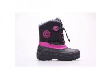Lee Cooper Παιδικές Μπότες Χιονιού με Κορδόνια Μαύρες LCJ-21-44-0523K - Lee - 