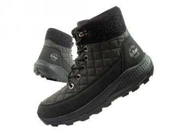 Lee Cooper women's winter hiking sports shoes insulated black ecoleather - Lee cooper - 