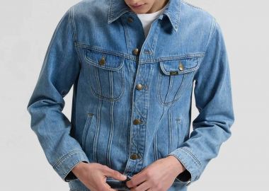 Lee® ανδρικό denim jacket με τσέπες στο στήθος 
