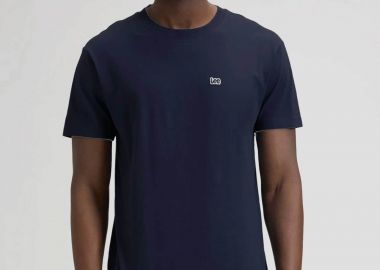 Lee® ανδρικό T-shirt με logo print Regular Fit - 112376603 Μπλε Σκούρο - LEE - 