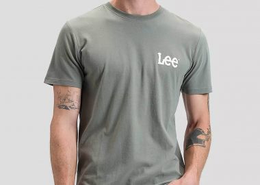 Lee® ανδρικό T-shirt με logo print Regular Fit 