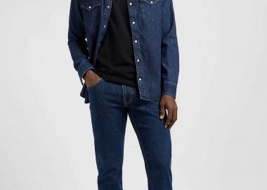 Lee® ανδρικό τζιν παντελόνι πεντάτσεπο Regular Straight Fit 