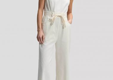 Lee® γυναικεία denim ολόσωμη φόρμα Loose Fit - 112378299 Υπόλευκο - LEE - 