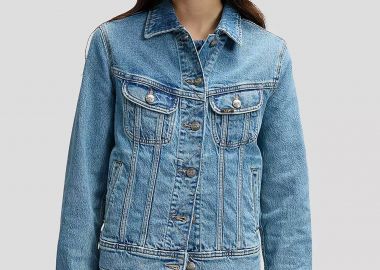 Lee® γυναικείο denim jacket με τσέπες στο στήθος Regular Fit 
