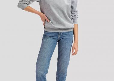 Lee® γυναικείο τζιν παντελόνι cropped πεντάτσεπο Regular Straight Fit 