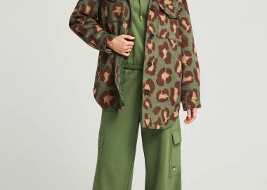 Λεοπάρ faux fur τζάκετ - FUNKY BUDDHA - 