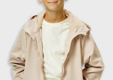 Λεπτό μπουφάν με κουκούλα για αγόρι - ΜΠΕΖ 13-225004-1 - energiers - 