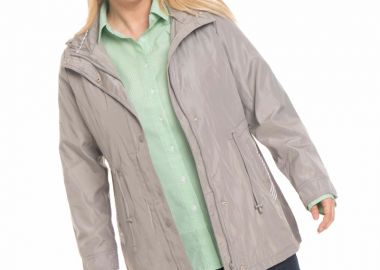 Λεπτό μπουφάν με μαρινιέρα σε γκρι χρώμα -  - 