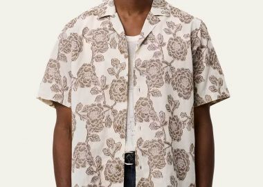 Les Deux ανδρικό κοντομάνικο πουκάμισο με all-over floral print Loose Fit 