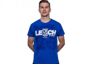 Let Lech Win Tshirt Blue - KKS Lech - 