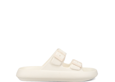 Λευκή γυναικεία σαγιονάρα - MIGATO - 