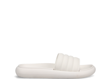 Λευκή γυναικεία σαγιονάρα slide - MIGATO - 