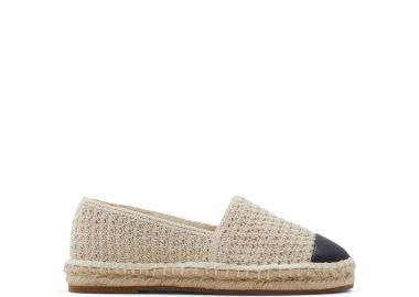 Λευκή πλεκτή εσπαντρίγια MACRAMIA - ALDO - 