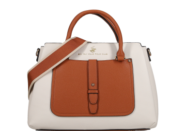 Λευκή τσάντα χειρός - BEVERLY HILLS POLO CLUB - 