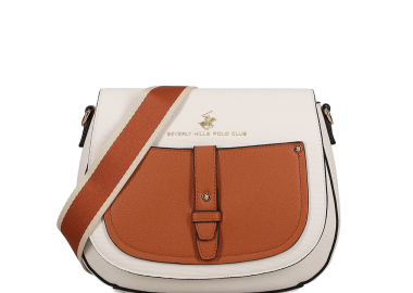 Λευκή τσάντα χιαστί - BEVERLY HILLS POLO CLUB - 
