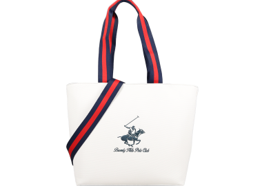 Λευκή τσάντα ώμου - BEVERLY HILLS POLO CLUB - 