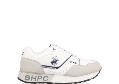 Λευκό ανδρικό sneaker - BEVERLY HILLS POLO CLUB - 