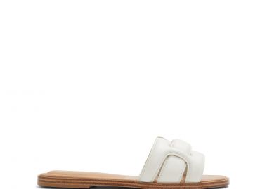 Λευκό δερμάτινο σανδάλι ELENAA - ALDO - 