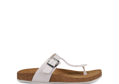 Λευκό footbed σανδάλι - EASY WALK - 