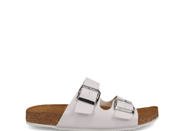 Λευκό footbed σανδάλι - EASY WALK - 