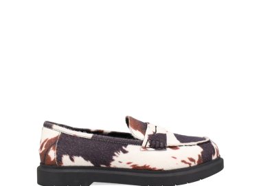 Λευκό-καφέ loafer - MIGATO - 