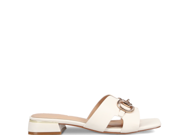 Λευκό mule σανδάλι - MIGATO - 
