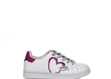 Λευκό παιδικό sneaker - MIGATO - 