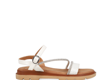 Λευκό σανδάλι - CAMILLE - 