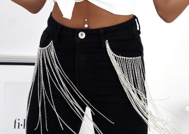 LEVELS BLACK MOM FIT JEANS - sense-shop - 