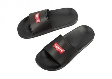 Levi's women's sports slippers comfortable fashionable black shoes - Levi's - 