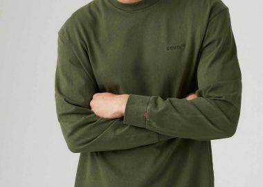 Levi's® ανδρική μακρυμάνικη μπλούζα με λογότυπο Relaxed Fit 