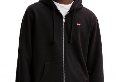 Levi's® ανδρική ζακέτα φούτερ με κουκούλα και λογότυπο Regular Fit - 345840016 Μπλε Σκούρο - LEVI'S - 