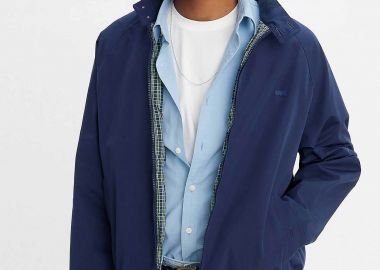Levi's® ανδρικό jacket μονόχρωμο με λογότυπο Standard Fit 