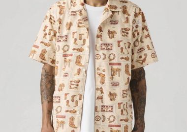 Levi's® ανδρικό πουκάμισο με all-over print Standard Fit 