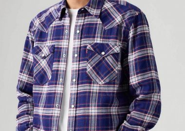 Levi's® ανδρικό πουκάμισο με καρό σχέδιο και τσέπες Standard Fit 