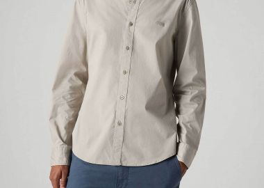 Levi's® ανδρικό πουκάμισο μονόχρωμο Slim Fit - 866250067 Γκρι - LEVI'S - 