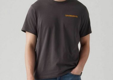 Levi's® ανδρικό T-shirt με print και λογότυπο Relaxed Fit - 161431947 Πράσινο - LEVI'S - 
