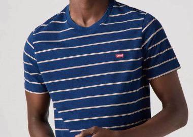 Levi's® ανδρικό T-shirt με ριγέ σχέδιο και λογότυπο Standard Fit 
